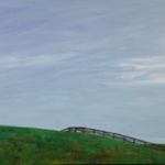 Schilderij, Maya Wildevuur, Landschap/De Dijk